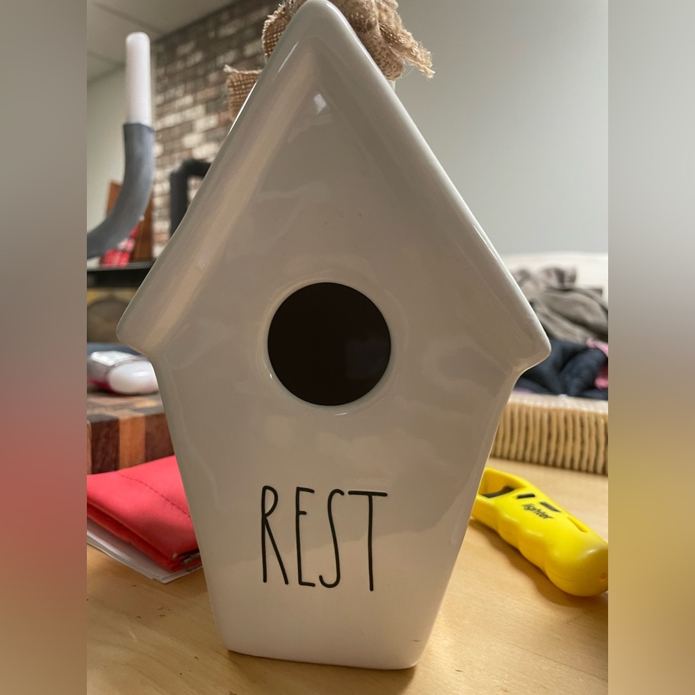 Rae dunn birdhouse